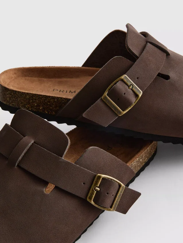 Closed toe mule slippers