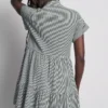 Collared mini shirt dress
