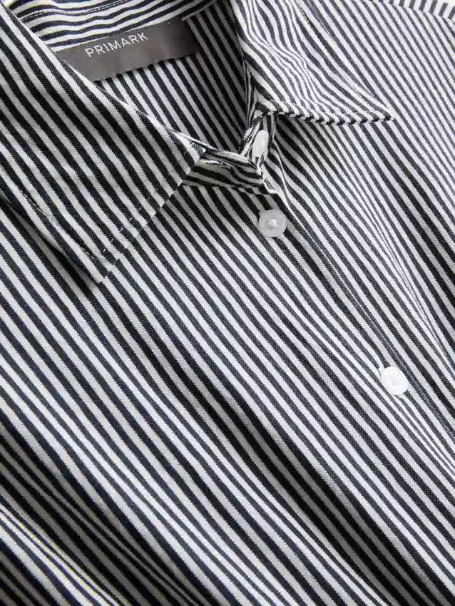 Collared mini shirt dress