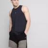 Color block gym shorts