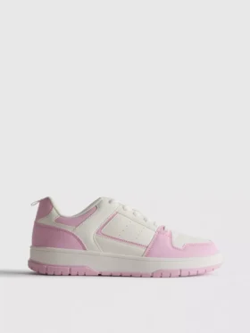 Colorblock court sneakers