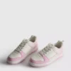 Colorblock court sneakers