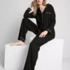 Contrast piping boyfriend pajamas