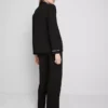 Contrast piping boyfriend pajamas