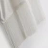Cotton asymmetric fringe tee