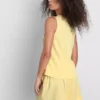 Cotton-blend button-up vest
