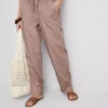 Cotton blend casual joggers