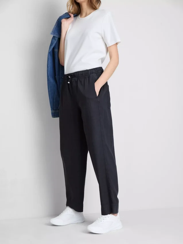 Cotton blend casual joggers