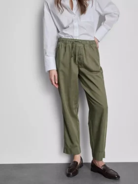 Cotton blend casual joggers