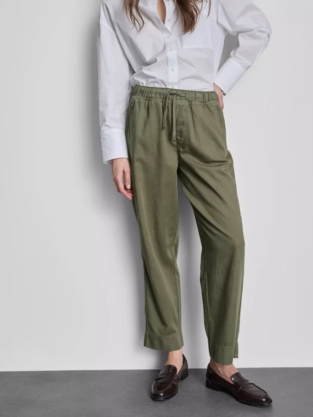 Cotton blend casual joggers
