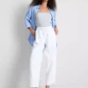 Cotton blend casual joggers
