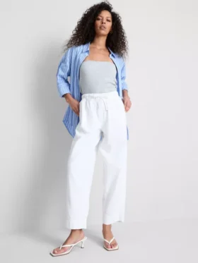 Cotton blend casual joggers
