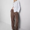Cotton blend casual joggers