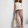 Cotton blend casual joggers