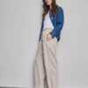 Cotton blend casual joggers