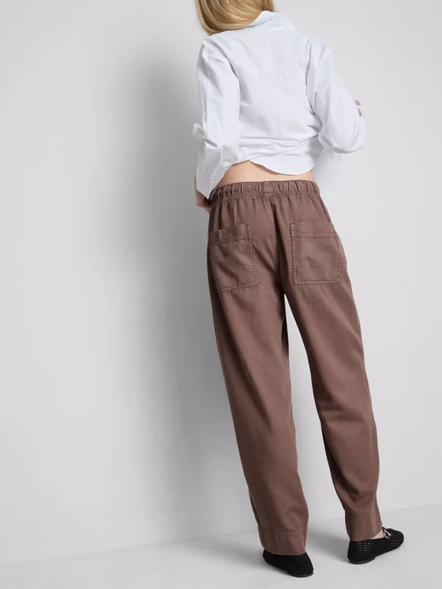 Cotton blend casual joggers