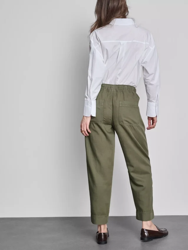 Cotton blend casual joggers