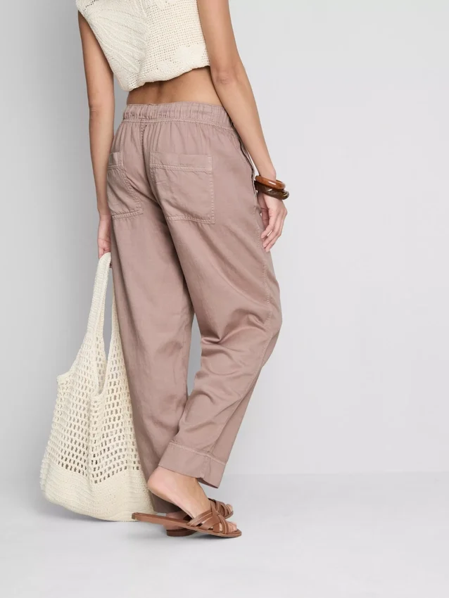 Cotton blend casual joggers