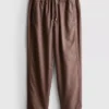 Cotton blend casual joggers