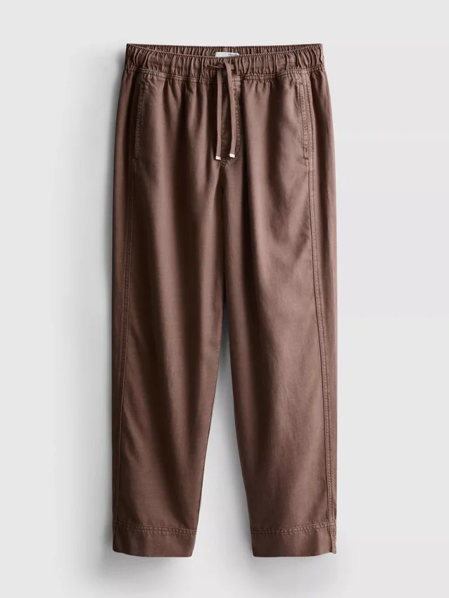 Cotton blend casual joggers