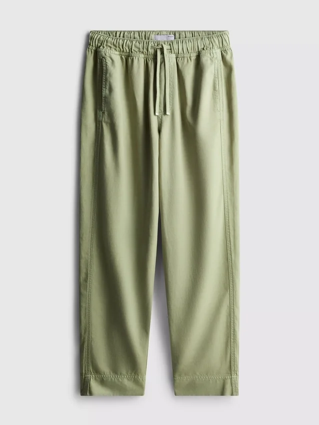 Cotton blend casual joggers