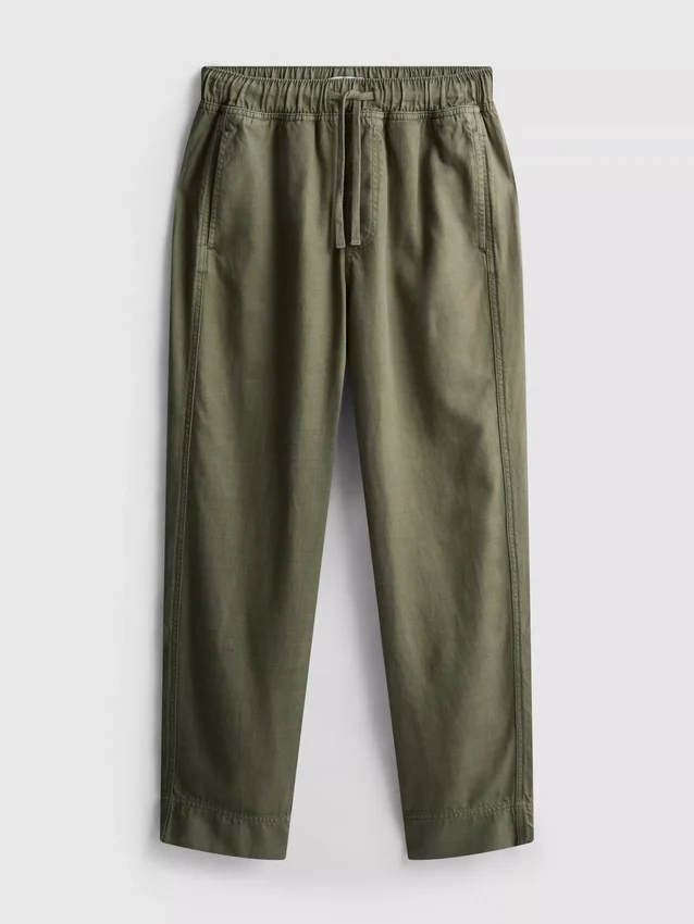Cotton blend casual joggers