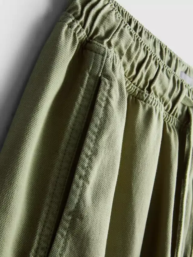 Cotton blend casual joggers
