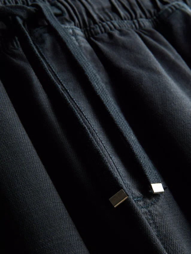 Cotton blend casual joggers