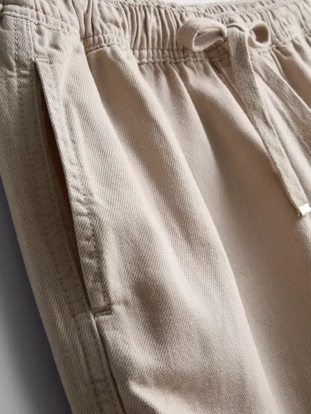 Cotton blend casual joggers
