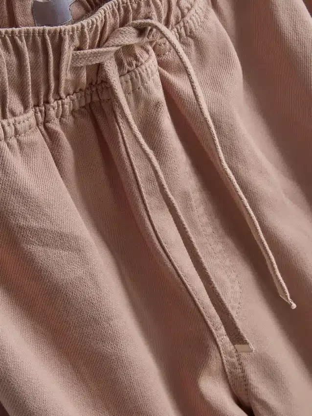 Cotton blend casual joggers