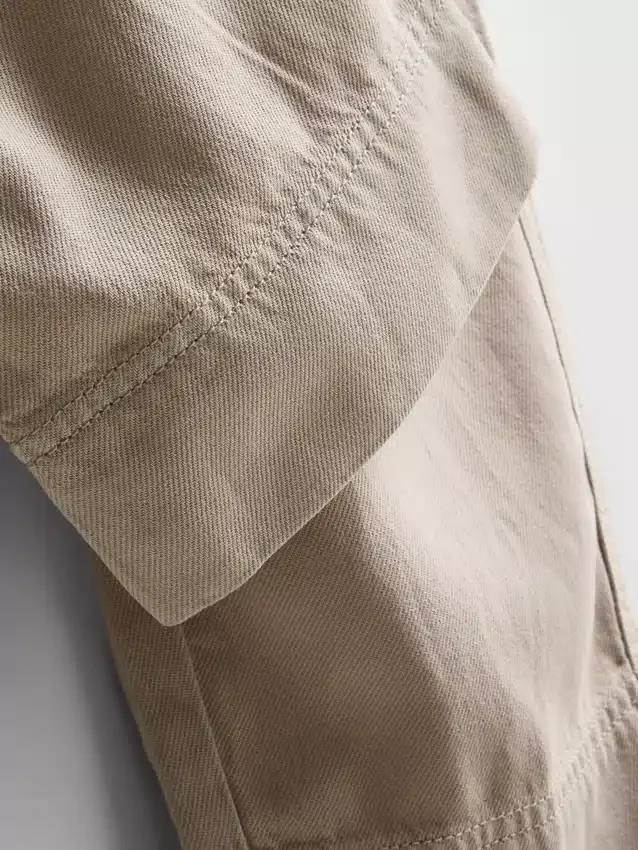 Cotton blend casual joggers