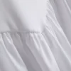 Cotton blend corset mini dress
