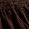 Cotton-blend elastic-waist shorts