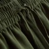 Cotton-blend elastic-waist shorts