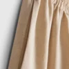 Cotton-blend elastic-waist shorts