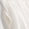 Cotton-blend elastic-waist shorts
