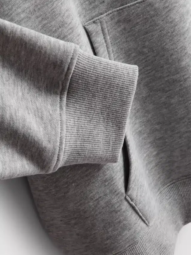 Cotton-blend graphic hoodie