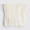 Cotton blend lace bandeau
