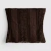 Cotton blend lace bandeau