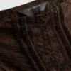 Cotton blend lace bandeau