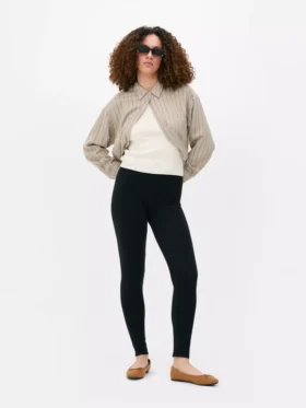 Cotton blend leggings