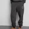 Cotton blend printed cuffed joggers