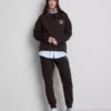 Cotton blend printed skinny joggers