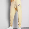 Cotton blend printed skinny joggers