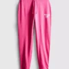 Cotton blend printed skinny joggers