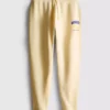 Cotton blend printed skinny joggers