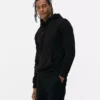 Cotton-blend pullover hoodie