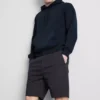 Cotton-blend pullover hoodie