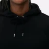 Cotton-blend pullover hoodie
