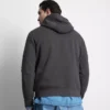 Cotton-blend pullover hoodie